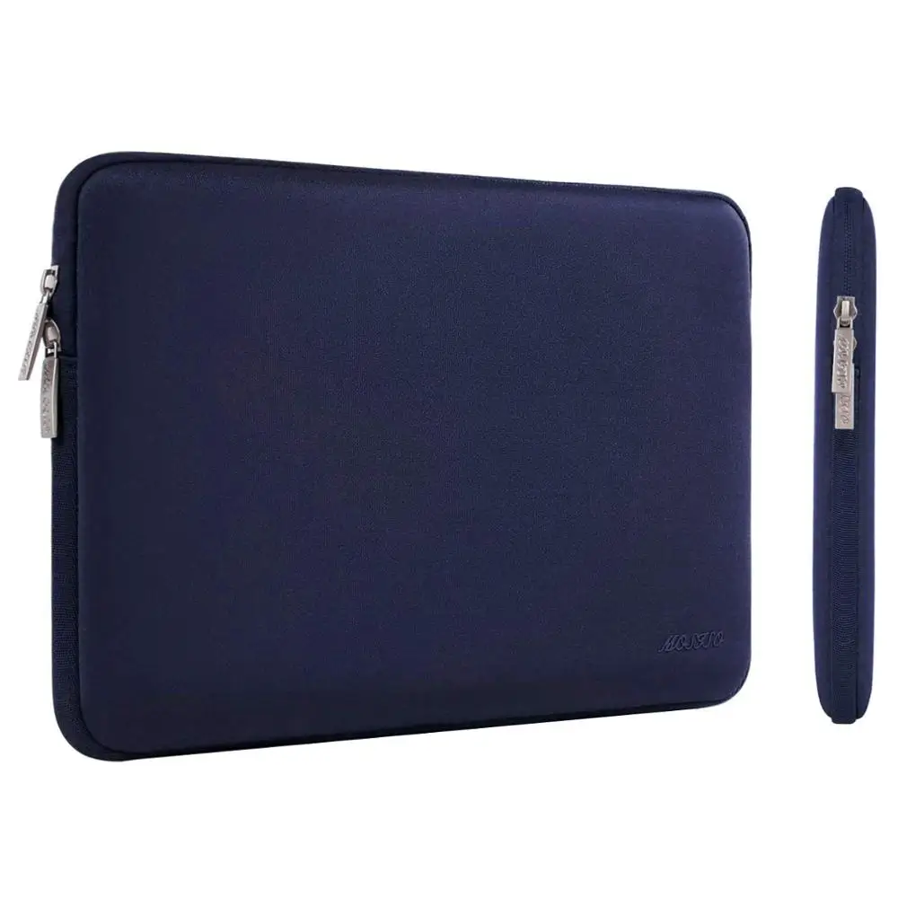 Navy Blue Сумка для ноутбука MOSISO для Macbook Air Pro 11, 12, 13, 14, 15, retina, компьютер, ноутбук 11,6, 13,3, 15,6 дюймов, рукав, водонепроницаемая сумка, чехол - Цвет: Navy Blue