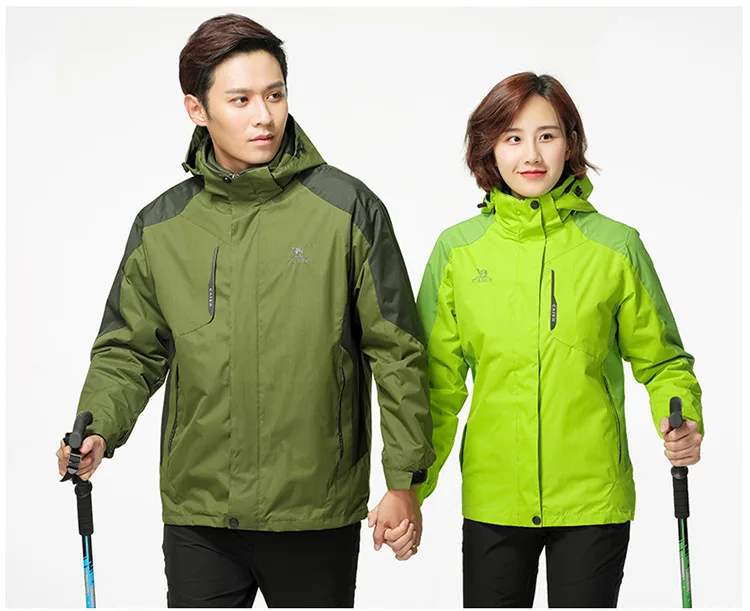 Женская GORE-TEX куртка, три в одном, матовый и толстый комплект из двух предметов, дизайнерский осенне-зимний открытый водонепроницаемый популярный