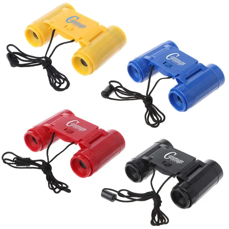 1pc 2.5 x 26 Kid Children Magnification Toy Binocular Telescope + Neck Tie Strap