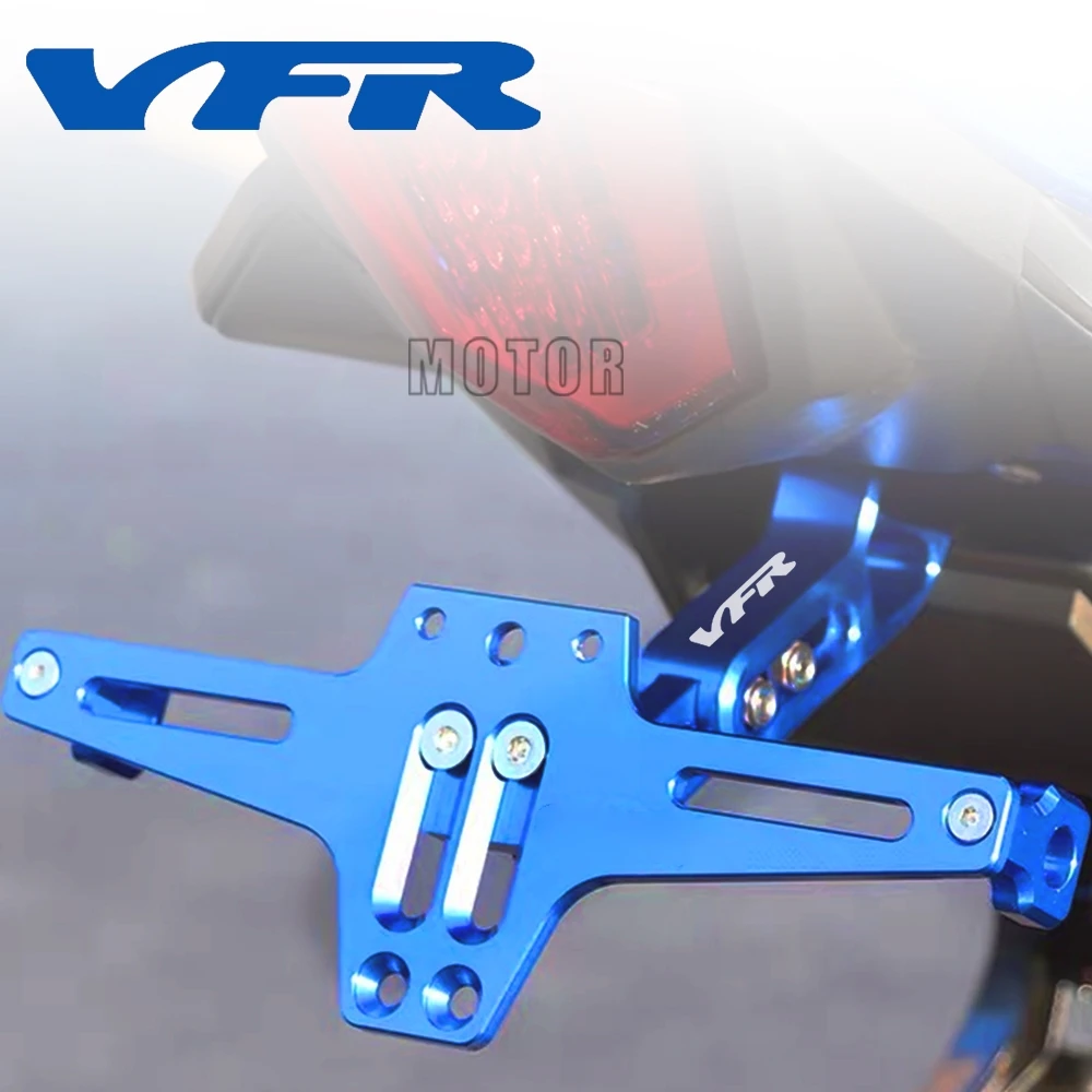 Cnc Universale Del Motociclo Regolabile Angolo Di Alluminio Numero License Plate Frame Per Yamaha Bmw F800Gs/Avventura F800Gt F800R F