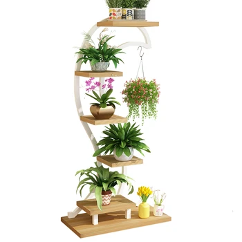 

Art Flower Rack Chlorophytum Balcony Multi-storey Meaty Flower Airs A Living Room Indoor Flowerpot Frame