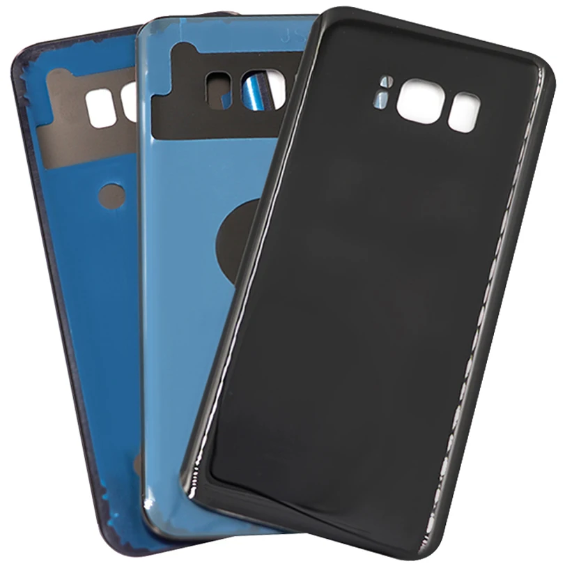Высокое качество для SAMSUNG S8 крышка батареи для SAMSUNG Galaxy S8 Plus задняя дверь G950 G955 Задняя стеклянная панель Корпус чехол
