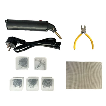 

Hot Stapler Plastic Welding Machine Car Bumper Fender Fairing Repair Kit Repair Gun, 400 Staples, EU Plug