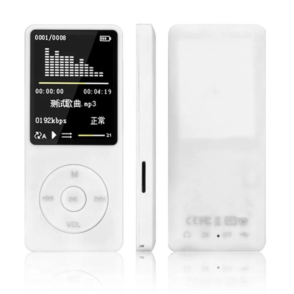 MP3 Walkman Hifi плеер USB мини MP3 плеер с ЖК-экраном Поддержка FM рекордер TF карта спортивные музыкальные наушники MP3-плеер# T10G