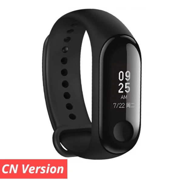 Chinese Version Xiaomi mi Band 3 фитнес-трекер умный Браслет 0,7" OLED сенсорный экран 50 м водонепроницаемый mi band 3 Смарт-браслет - Цвет: Chinese Version