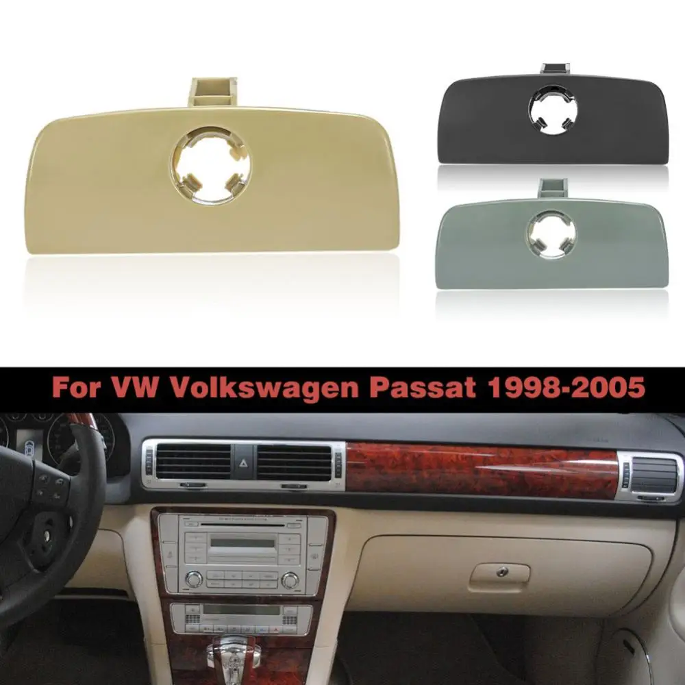 Glove Box Lid glove box lid Auto Glove Box Cover Handle Keyhole Lock For VW/Volkswagen/Passat B5 1998-2005