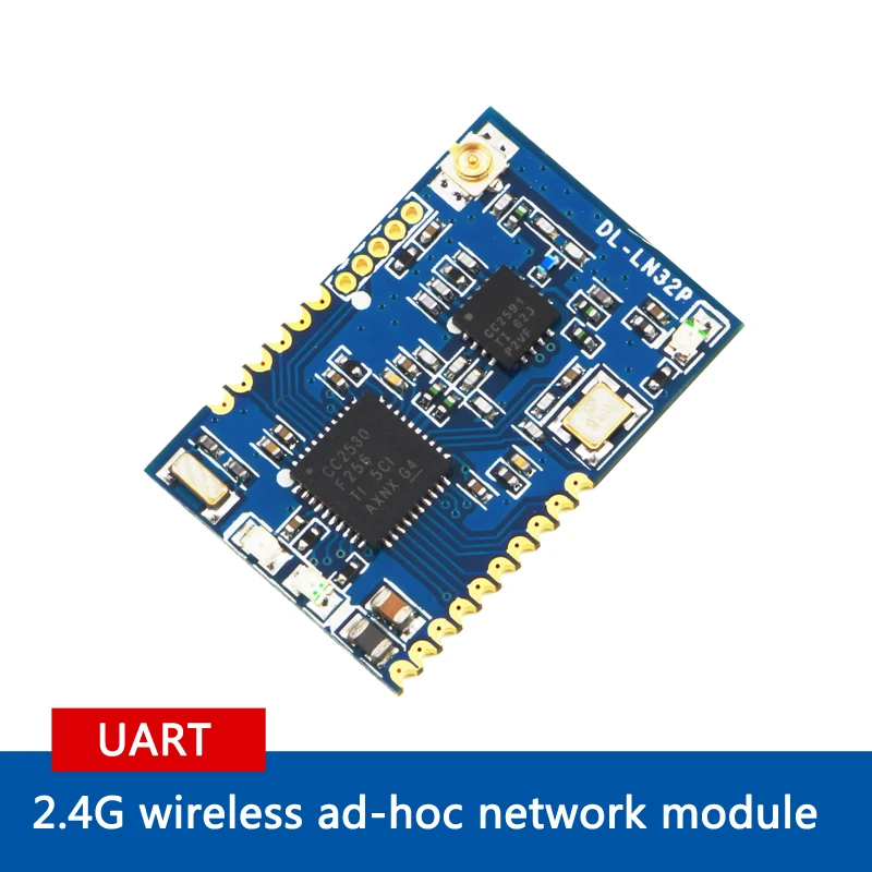 

2.4G CC2530+CC2591 Zigbee module Wireless module MESH Networking Automatic Routing TTL Data transmission