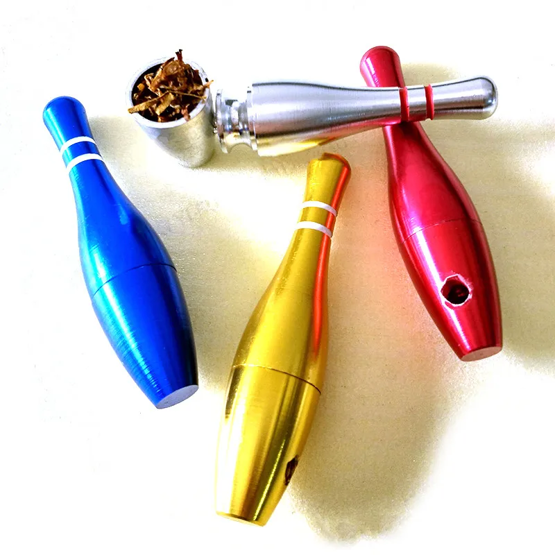 

Creative Bowling Pipe Metal Pipe Tobacco Pipe Smoking Pipas Smoking Pipa