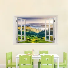 Наклейки на окна стиль свежие 3D надеюсь наклейки на стену спальня фон для телевизора в гостиной украшения 4517