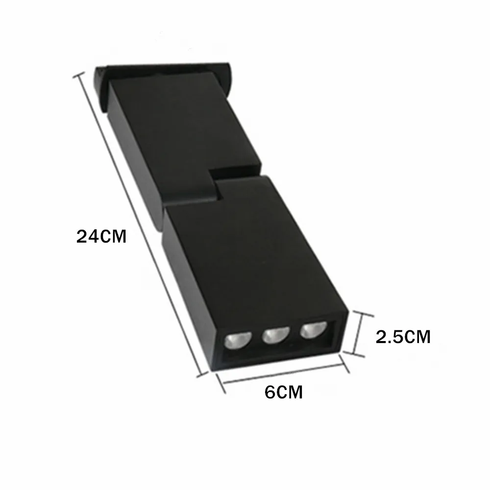 Светодиодный потолочный светильник с поверхностным креплением регулируемый