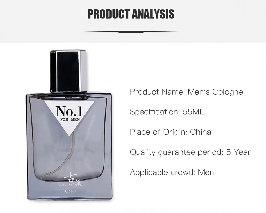 55 мл Pefume мужской гулун классический Запах стойкий аромат дезодоранты древесный вкус Кельн мужской Parfum спрей стеклянная бутылка