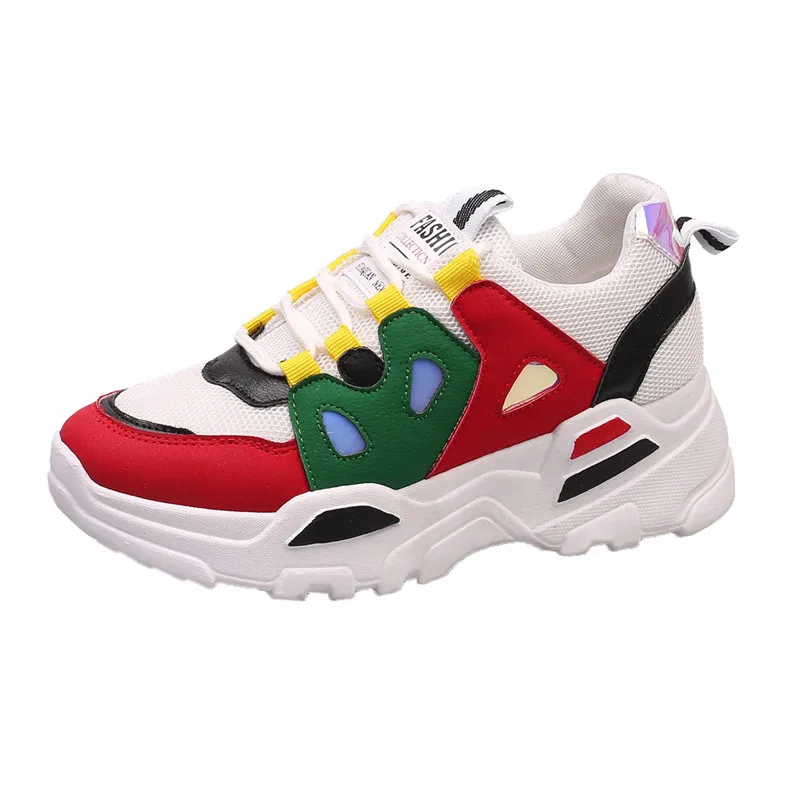 С волнообразным краем zapatos de mujer off white обувь Сезон Зима Женские кроссовки Обувь на