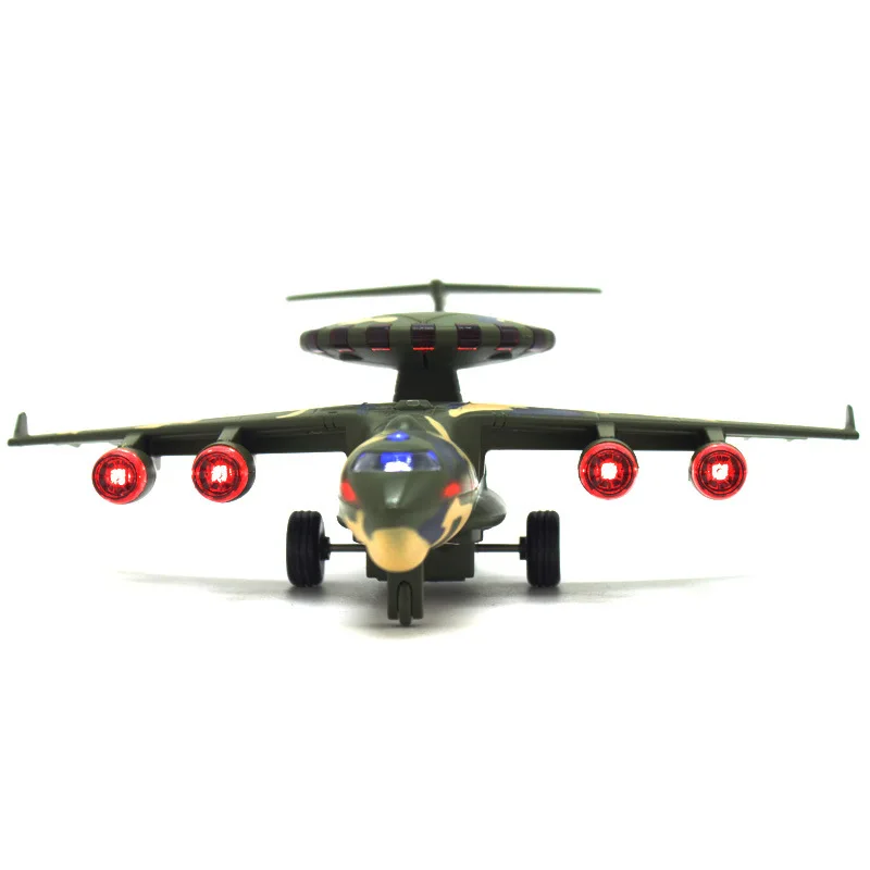 

Jiaye Machine Military Model Alloy Model Fighter Plane Sound And Light Warrior Air Marshal 2000 Children Boy Toy