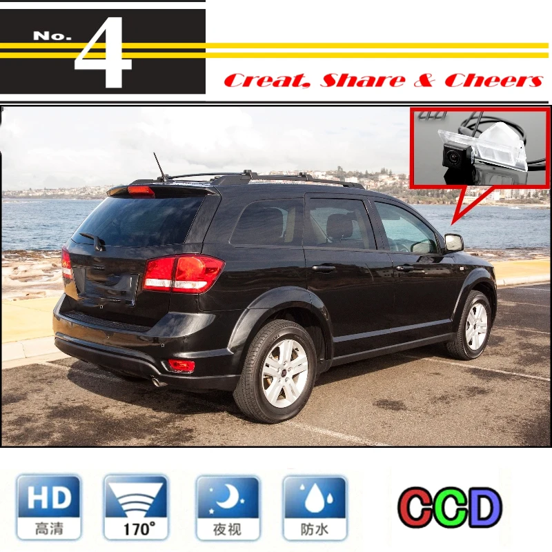 Liislee Car Camera For FIAT Freemont 2009~2014 High Quality Rear View Back Up Camera For PAL : NTSC Use | CCD with RCA1