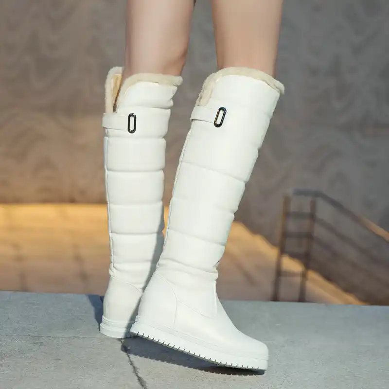 comfortable flat knee high boots