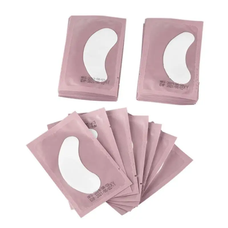 100pcs-Pink 50/100 шт кругов под глазами подушечки для глаз Стикеры вентиляции нетканых материалов самоклеящиеся подушечки для наращивания ресниц "сделай сам" для наращивания ресниц - Цвет: 100pcs-Pink