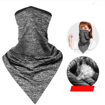 

2020 Mouth Mask Lightweight Face Mask Scarf Sun Protection Outdoor Riding Masks Protective Silk Scarf Handkerchief