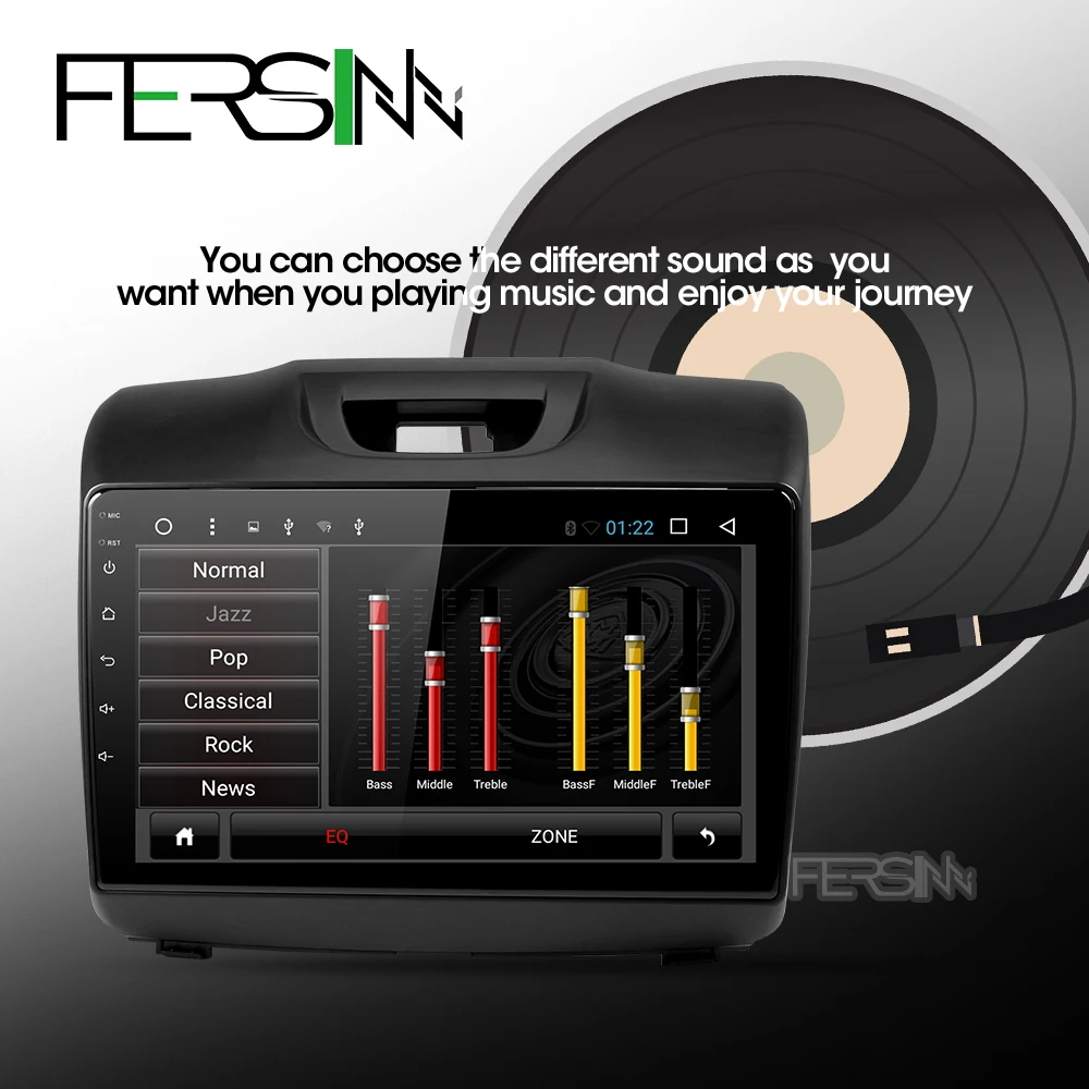 Perfect Fersinny android 9.0 car dvd gps player for Chevrolet S10 ISUZU D-MAX 2015-2018 Car DVD player Radio video player Navigation GPS 3