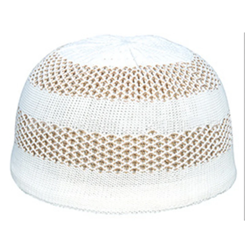 New Men Skull Cap Muslim Islamic Prayer 