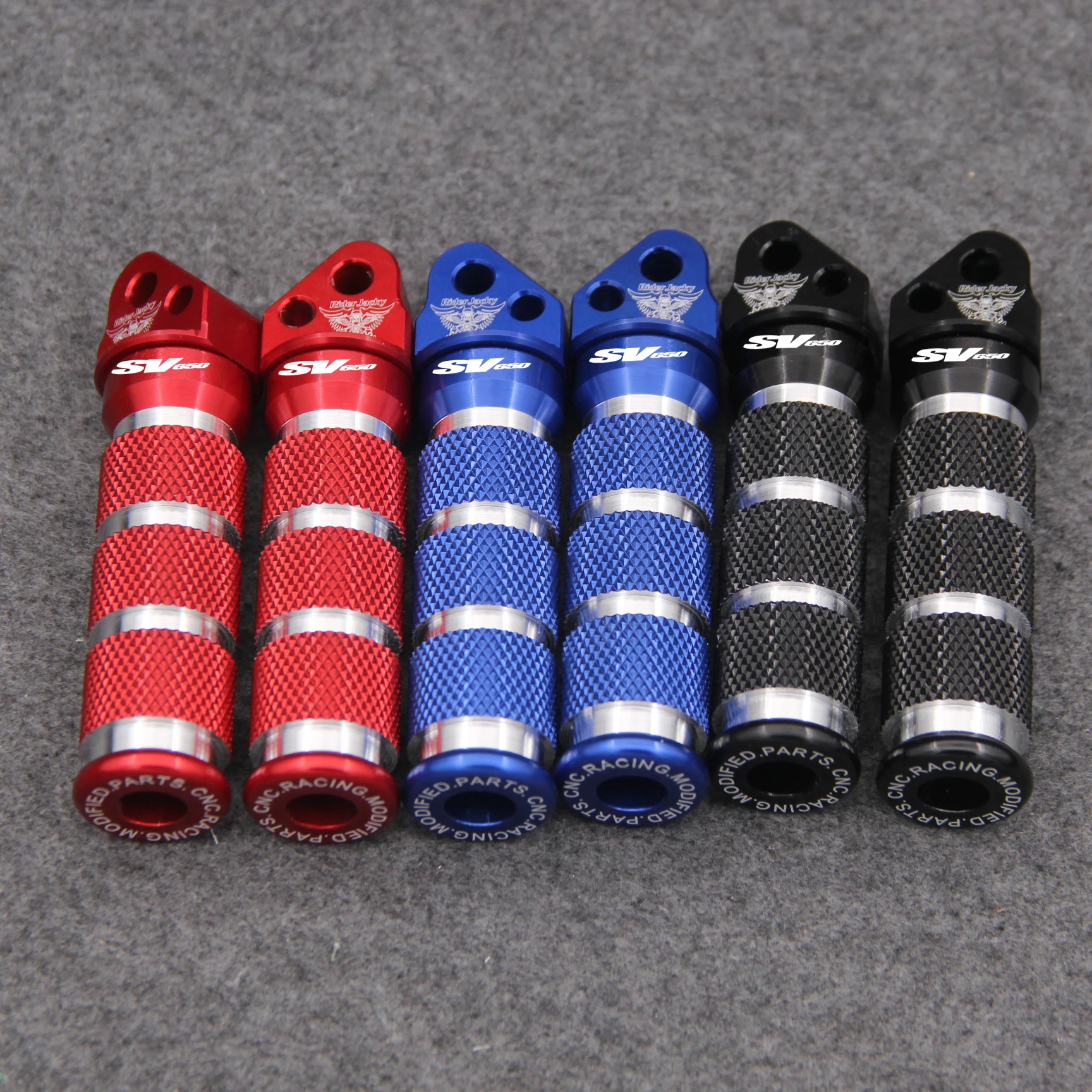 CNC Алюминий Мотоцикл задних ног подножки педали для Suzuki SV 650& SV650S 1999-2009 2006 2007 2008