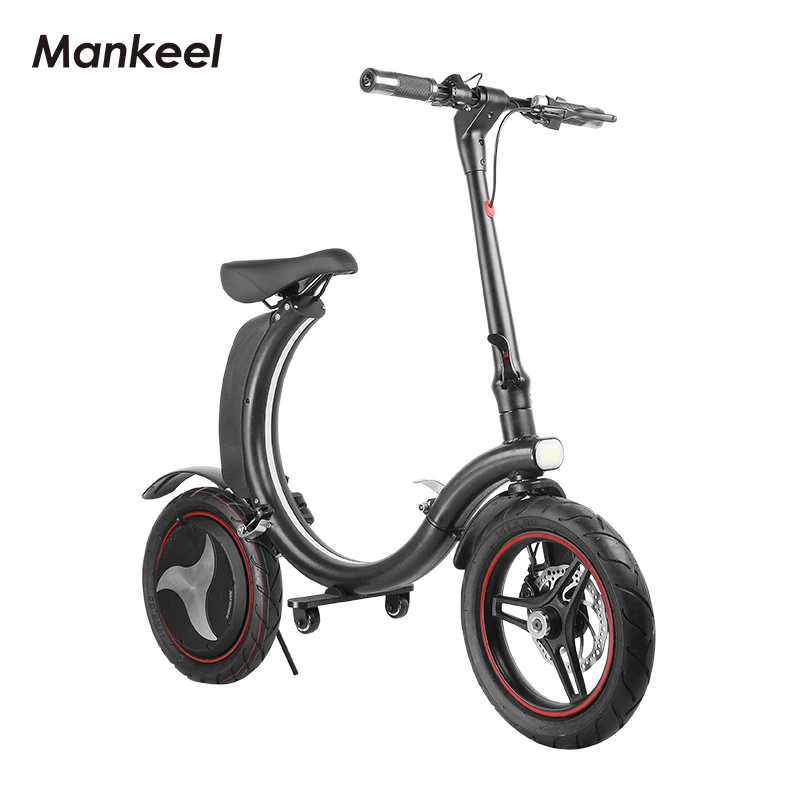 Mankeel MK114 Best Green 36V Traveltwo Wheeler Sport Fast Mini Folding Waterproof Auto Hover Bike City Ebike Electric Bicycle 3