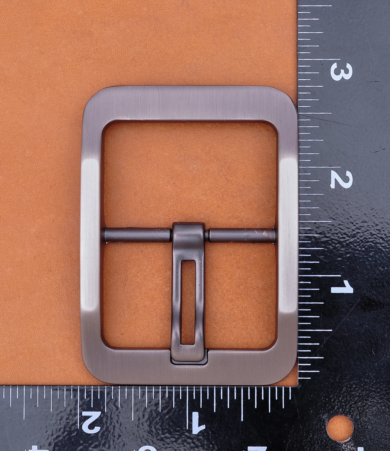 Robuste, robuste, antiksilberne Herren-Gürtelschnalle für Herren, riesig, breit, Western-Mittelstange, Lederhandwerk, Jeans, Gürtelschnalle, Hardware-Ersatz, passend für 40 mm – Detail 7