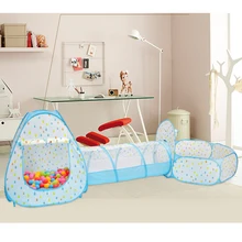 Дети мяч всплывающие палатки для Крытый Открытый игры(шары не включены)-синий