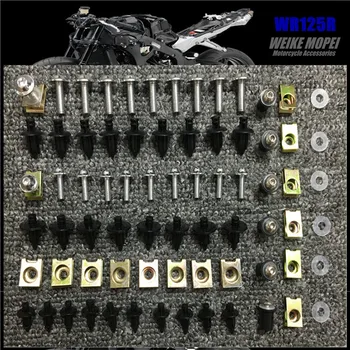 

CNC Fairing Bolt Kit Body Screws plastic Expansion screw Clips Fit For Yamaha WR125R TZR250/125 TRX850 TDM850 R1