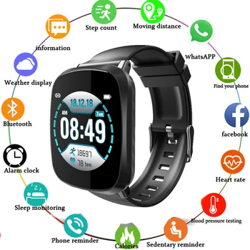 

A8 Smart Bracelet Fitness Tracker Heart Rate Blood Pressure Monitoring Color Screen Pedometer Multi-Sports Mode Smart Wristband