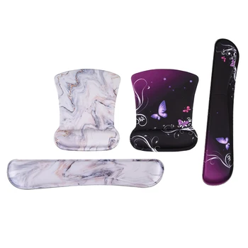 

Mouse Pad Wrist Pad Cotton with Wrist Support and Keyboard Wrist Pad