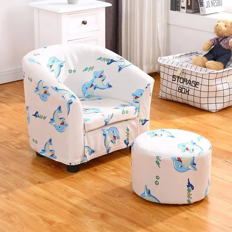 Милый стул для спальни с принтом Stoel Divan Enfant Silla Princesa для детей, для малышей, Детская софа - Цвет: Number 1