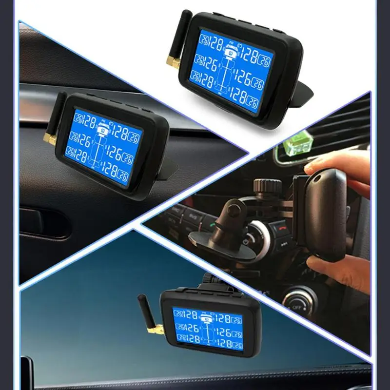 CAREUD U901T грузовик TPMS датчик давления в шинах системы w/6 внешних датчиков