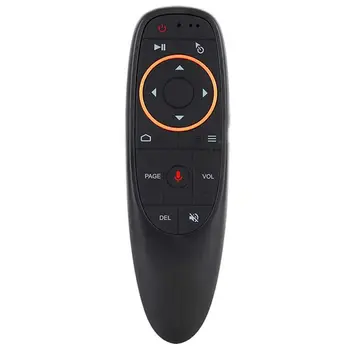 

G10 Voice Air Mouse Remote, 2.4Ghz Mini Wireless Android TV Control & Infrared Learning Microphone for Computer PC Android TV