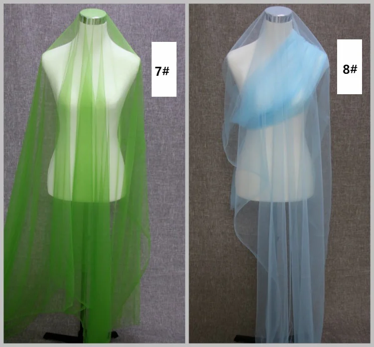 Description Picture 4 of item3/5/10m  Soft Tulle Fabric for Sewing Clothing, Dresses,Skirts,Tutus, See Through Material, High Quality, Sold by the Meter