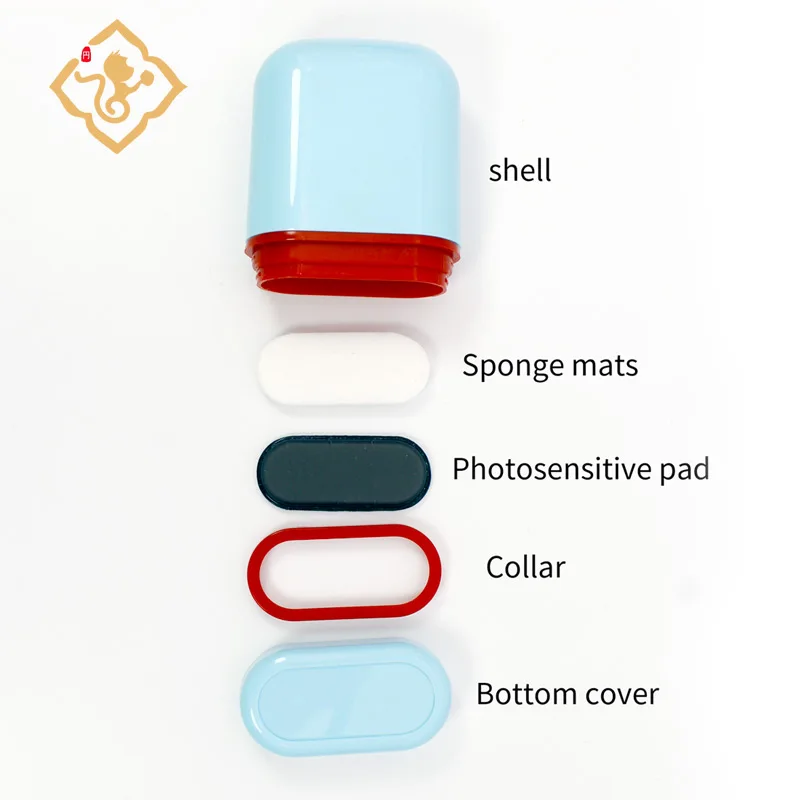 Photosensitive signature stamp DIY your cartoon name stamp DIY Scrapbooking diary Card Wedding Decoration10*30mmm