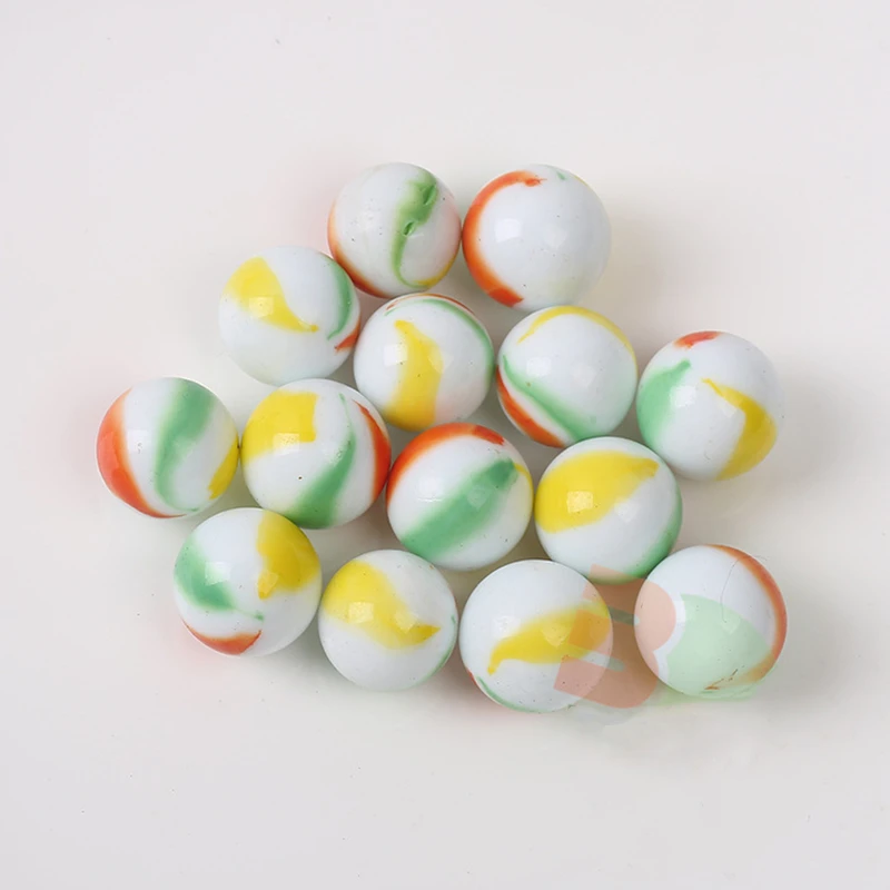 10PCS 16mm Glass Marbles Balls Clear Pinball Machine Charms Home Fish Tank Decoration Vase Aquarium Toys for Kids
