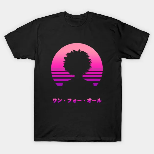Мужская футболка izku Midoriya BNHA Vaporwave женская |