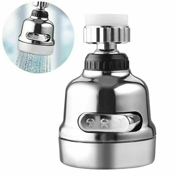 

360 Degree Rotating Faucet Movable Kitchen Tap Head Water Saving Nozzle Sprayer 360-degree Rotated Cleaning