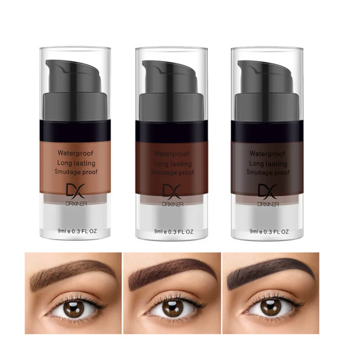 1 шт. краска для бровей жидкая водостойкая стойкий оттенок быстрая сушка натуральные макияж для глаз JS11