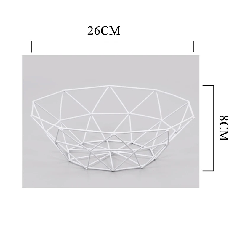 

Creative Nordic Metal Fruit Basket Iron Fruit Bowl Storage Plate Table Decor Kitchen Accessories