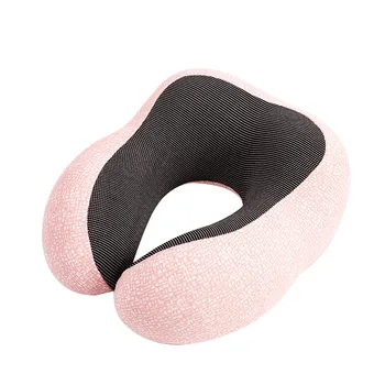 

Hump Pure Cotton Travel Pillow U-Shaped Pillow Memory Cotton Aircraft Neck Pillow