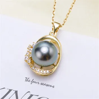 

S925 Sterling Silver Material Pendant Clasp Pearl Pinch Clip Bail Pendant Connectors Bail Beads Jewelry Findings Accessories