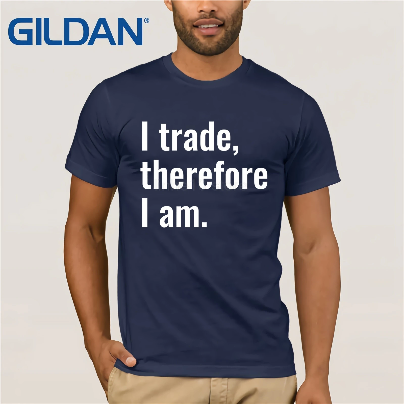 Инвестиционная и Торговая рубашка, Forex, акции, футболка - Цвет: navy