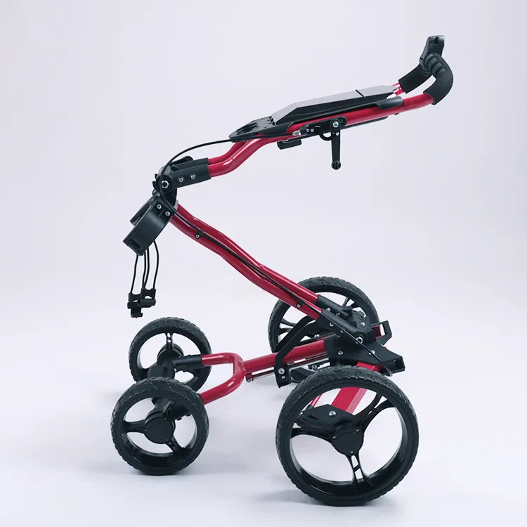 Cart Trolley 4-Wheel Color shou tuo che Cart Collapsible Brakes Golf Car