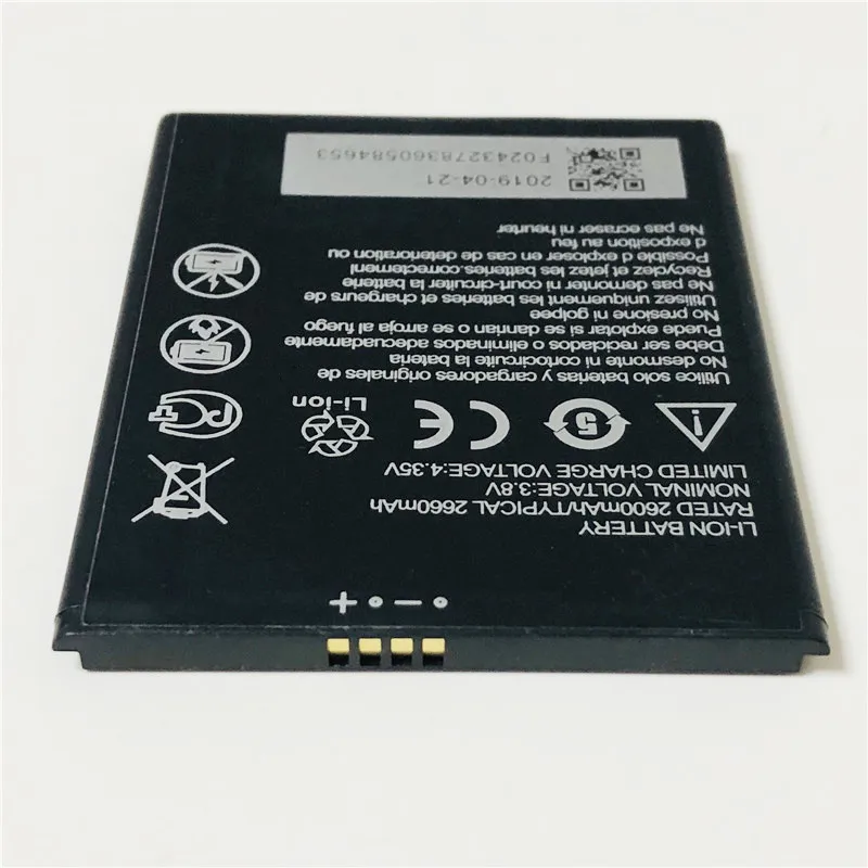 3,8 V 2660mAh Li3826T43P4h705949 для zte Blade A530 A606 MT6739 5,4" аккумулятор