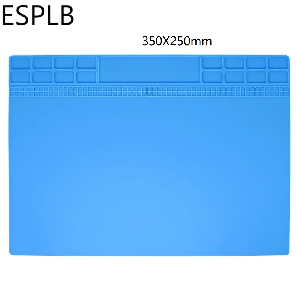 405X305mm Heat Insulation Repair Pad Soldering Work Station Mat Silicon Welding Soldering Maintenance Platform ESPLB electronic repair pad soldering station mat soldering work mat