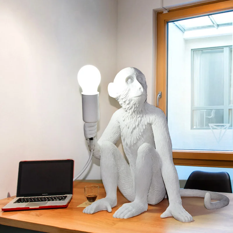 Seletti Monkey Floor Lamp Loft Industrial Decor retro floor light Coffee Shop Bar Farmhouse Kitchen stand up desk lamp Seletti Monkey Floor Lamp Loft Industrial Decor retro floor light Coffee Shop Bar Farmhouse Kitchen stand up desk lamp