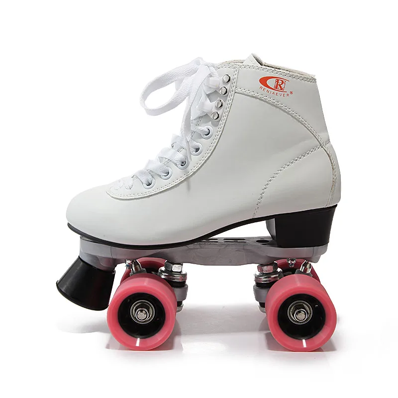 RENIAEVER каток и скорость роликовые коньки скейт белый розовый Бесплатная