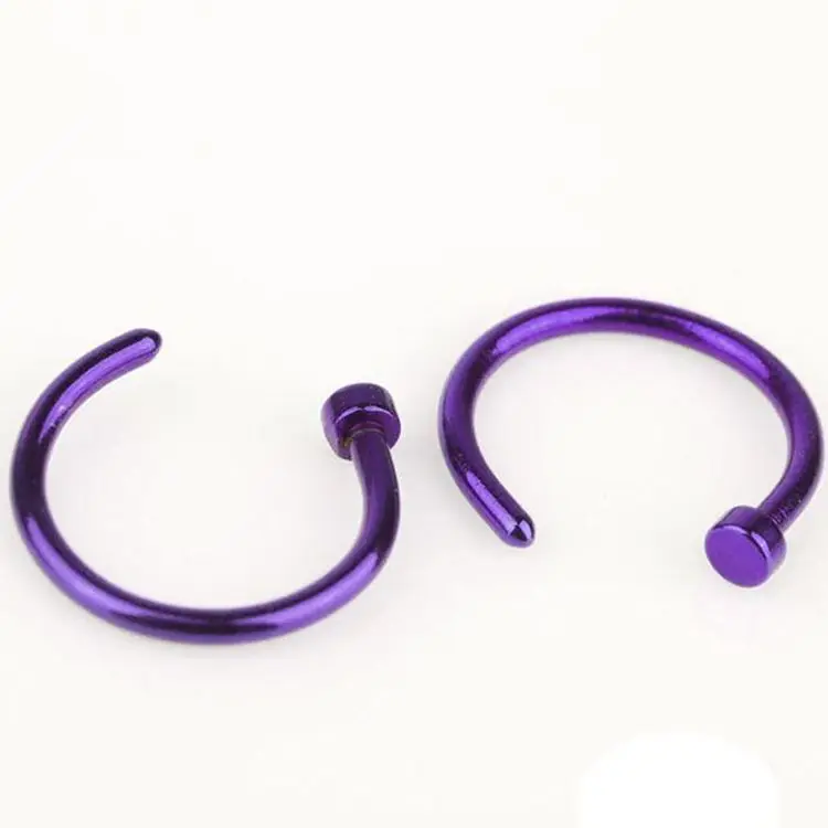 

Nose Open Hoop Ring Studs Earring BODY Piercing Jewe