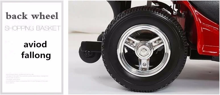 Electric Scooter For Elderly Four Wheels Electric Scooters 8 Inch 24V 250W Electric Kick Scooter For AdultsDisabled (4)